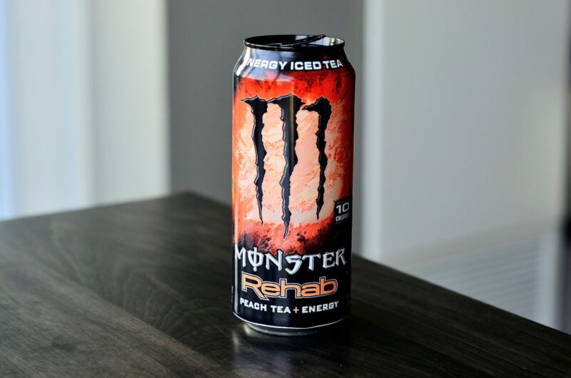 5. Peach Tea Monster Rehab