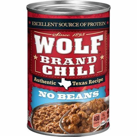 Wolf Brand Chili (No Beans)