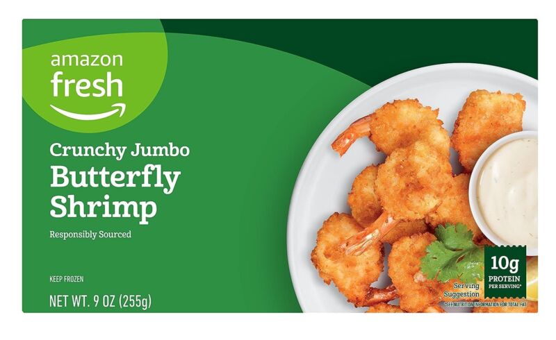 AmazonFresh Crunchy Jumbo Butterfly Shrimp